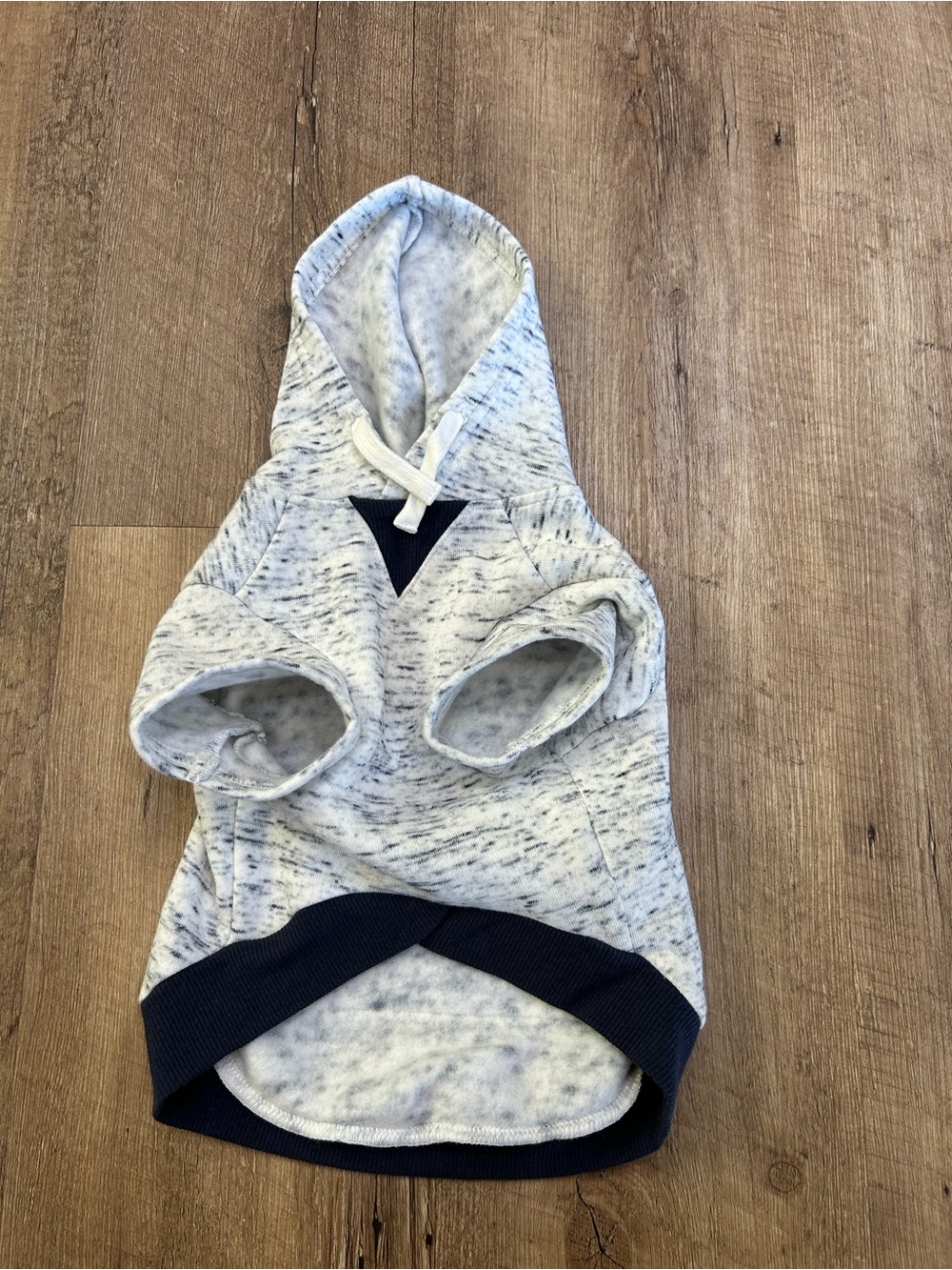Dog Cozy Hooded Sweatshirt in Light Heather Grey